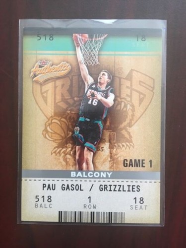 2002-03 Fleer authentix Pau Gasol balcony parallel /250 - 第 1/2 張圖片