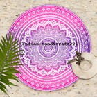 Bohemian Mandala Beach Throw Blanket Hippie Yoga Mat Round Towel Tapestry Round