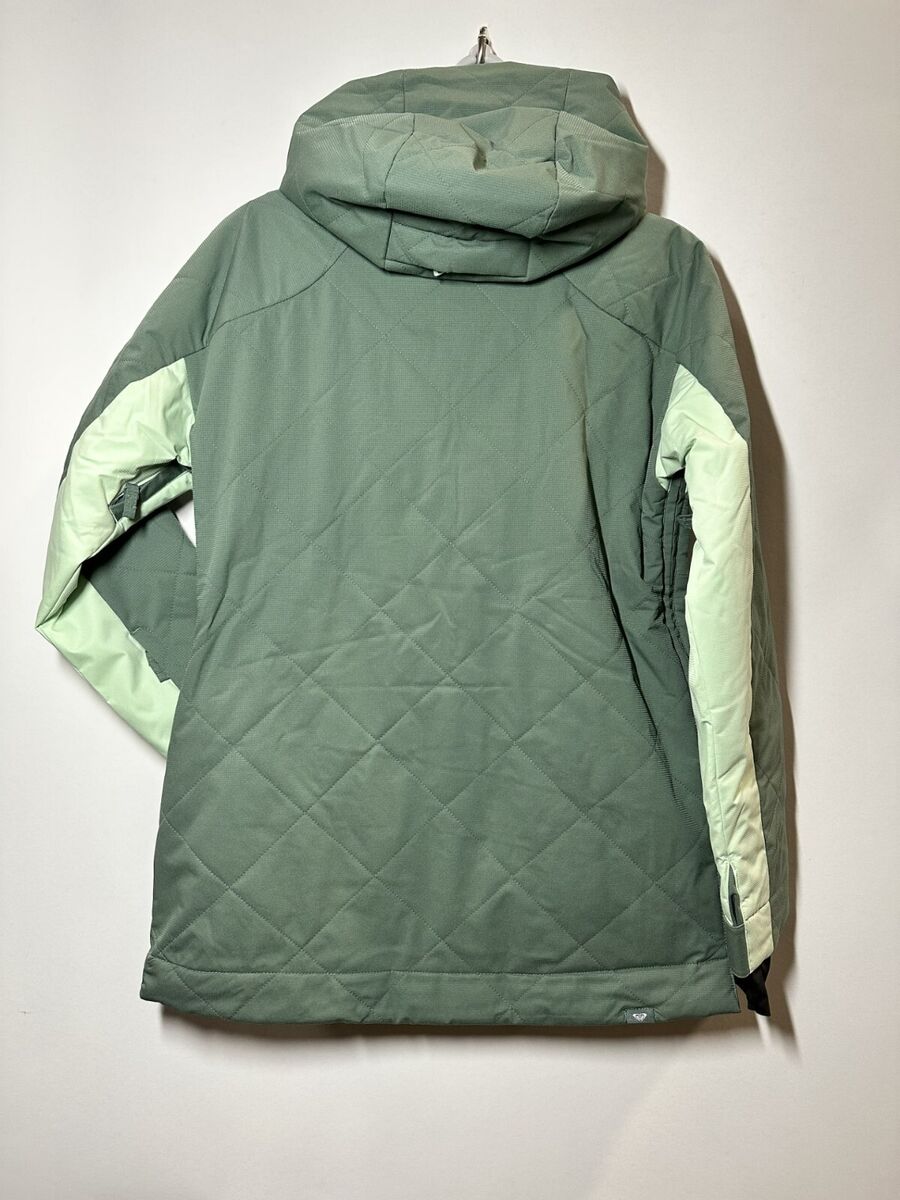 Roxy Radiant Lines Overhead Jacket - Women's XS Green NEW