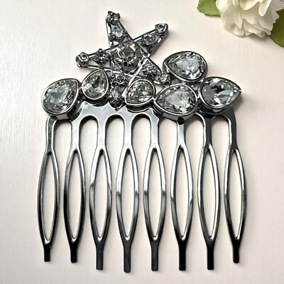 Swarovski Bailee Star Silver Tone Crystal Hair Comb  display picture 1