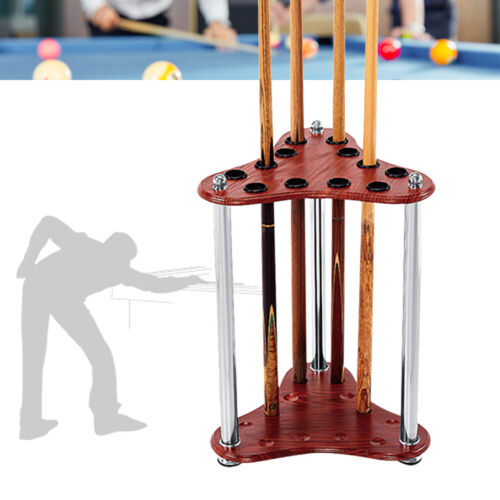 12 Pool Billiard Stick Cue Rack Floor Pool Stand Billiard Pool Cue Holder