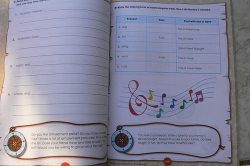 Summer Quest! Workbook Series gr. 3-4 ALL CLEAN! LN! answer key & stickers too - Picture 5 of 11