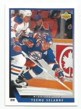 TEEMU SELANNE 1993-94 UPPER DECK CARD MINT CONDITION