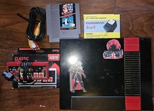 Nintendo Entertainment System Home Console - Castlevania Painted Mario Duckhunt