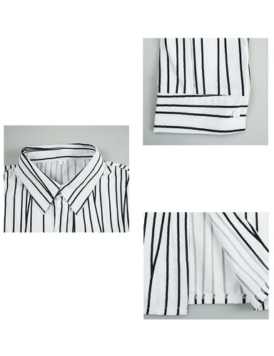 Bleoavre Men's Black and White Striped Suit Cosplay Halloween Costume (Green, M) - Picture 5 of 7