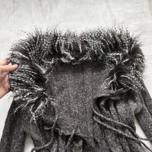 Maglione pelliccia sintetica gotico punk bondage se sei erano nove LGB isterica atmosfera glamour - Foto 3 di 18