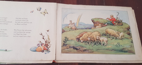 Kinderbuch - Draussen und Daheim von Andreas Bach & Robert Reinick - abgenutzt - Bild 3 von 11