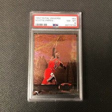1997 SkyBox Metal Universe Scottie Pippen Chicago Bulls PSA 8 NM-MINT Card #83