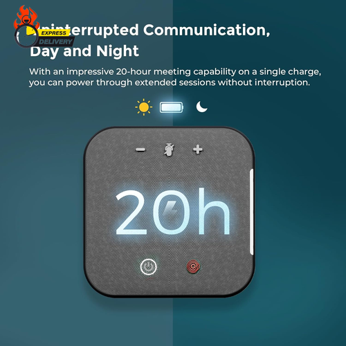 Conference Speaker and Microphone Bluetooth Speakerphone with 4 Mics,Usb C,360°V - Picture 6 of 12