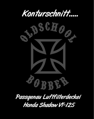Honda Shadow VT 125 Aufkleber, 7 Farben, Luftfilter, Bobber - Bild 5 von 7
