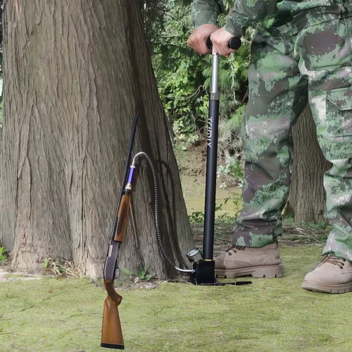 PCP Hand Pump 4 Stage 30Mpa 4500 PSI High Pressure PCP Air Rifile Pump - Picture 6 of 18