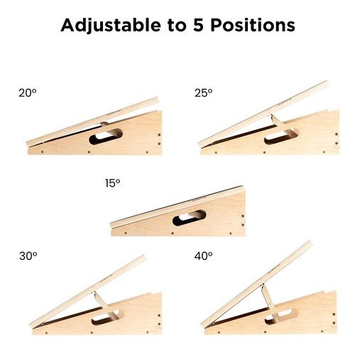 Slant Board for Calf Stretching Adjustable Incline Ankle Foot Wedge Squats - Picture 2 of 7
