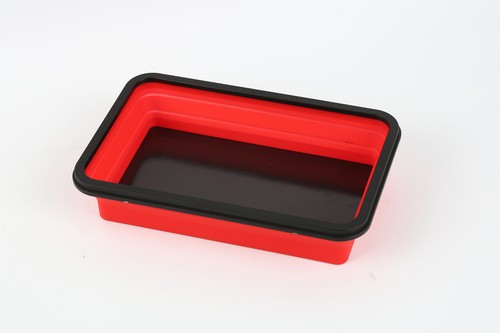 3 in 1 Tool Trays, Collapsible Magnetic Parts Tray Set Small Metal Parts Tray US - Picture 2 of 15