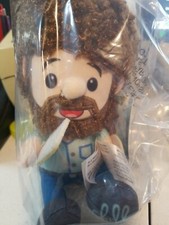 Bob Ross Character Plush Figure Doll Happy Little Painting Gift Fan Toy Painting