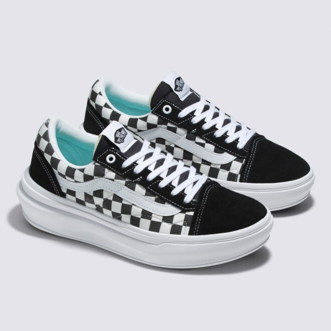 New VANS Old Skool Overt ComfyCush Shoes - Checkerboard