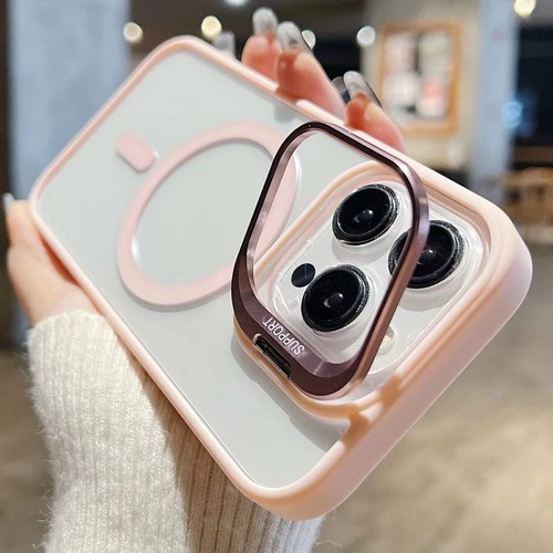 Camera Stand Mag Safe Case for iPhone 16 15 14 Plus 13 Pro Max + Lens Protector - Picture 16 of 16