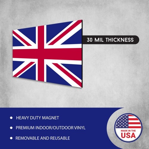 British Flag Car Magnet Decal 4 x 6 Heavy Duty for Car Truck SUV - Bild 7 von 7