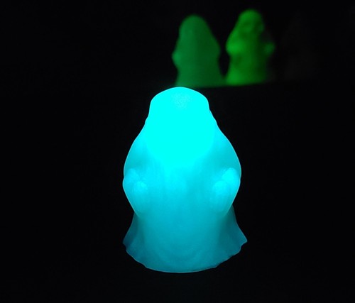 Minifigura Deadbird Toys Boneghost 2" resina GID edición limitada - Imagen 9 de 9