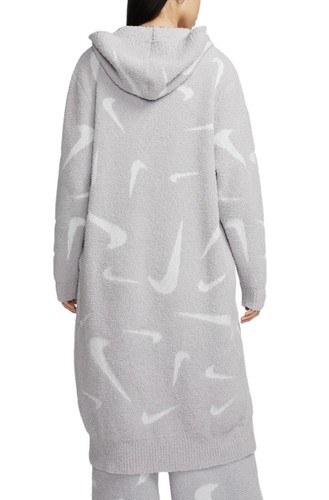 Womens Size (M) Nike Sportswear Phoenix Cozy Bouclé Loose Long Knit Cardigan NWT - Picture 3 of 5