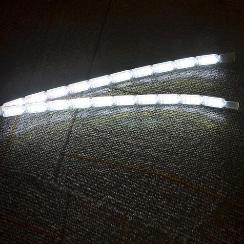 2* Switchback Car Flexible LED Strip Light DRL Sequential Flow Turn Signal Lamp - Picture 3 of 8