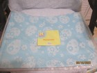 Light Blue Jacquard Placemats Set Of 4 Easter Spring Eggs 14x19 See Description