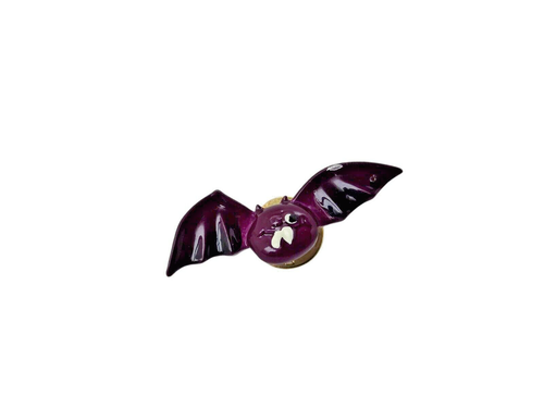 JJ Vintage Enamel Halloween Bat Lapel Pin - Picture 3 of 4