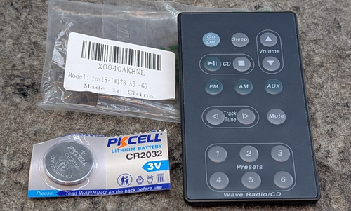 🔥New🔥 For Bose Wave Radio/CD Remote Control AWRC-1G AWRC-1W AWRC-1P AWRC1P