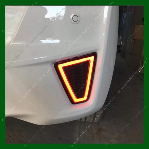 LED Rear Bumper Tail Light j Fog Lamp Reflector Refit For Honda JAZZ/FIT 2014-17 - Picture 12 of 12