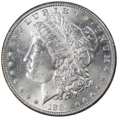 Details about / 1884 O Morgan Dollar BU Very Choice Uncirculated Mint State 90/% Silver $1 Coin