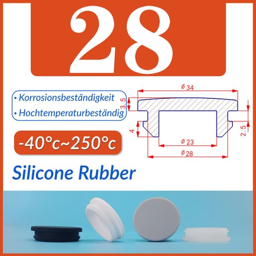2.5mm-60.6mm Silicone Rubber Grommet Plug Bungs Cable Wiring Protect Bushes - Picture 46 of 63