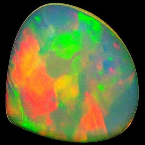 57.12 Ct IGI Certified Natural Ethiopian Opal Gemstone Pear Cabochon Cut - Picture 4 of 5