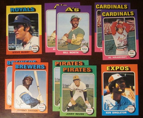 1975 Topps Baseball- Pick Choose Finish Your Set - (#1- 249) -NM, NM/MT - Picture 113 of 233
