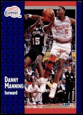 Danny Manning #92 1991-92 Fleer