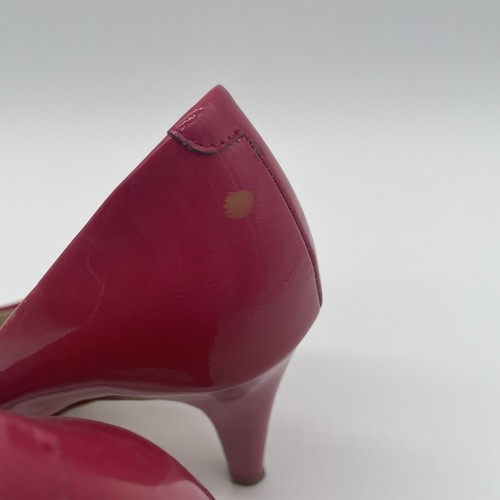 Décolleté/tacchi Anne Klein donna TAGLIA 7 stampa rettile rosa retrò - Foto 3 di 13