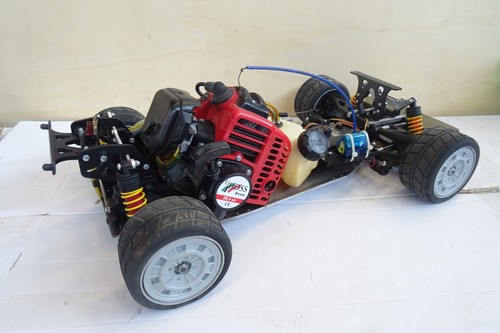 Fiat 600 Abarth Hachette big scale 1:5 rc motore a scoppio 695 1000 TC - Imagen 12 de 22