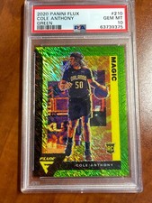 🔥 2020-21 PANINI FLUX COLE ANTHONY GREEN SHIMMER PRIZM ROOKIE RC /5 PSA 10 SSP