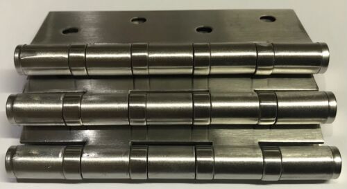 3 X Cerniere per Cuscinetto a Sfera in Acciaio Inox Resistente 4" 100mm (304D) - Foto 2 di 3