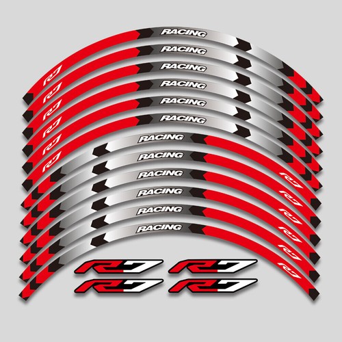 For Yamaha YZF R7 Motorcycle Rim Wheel Reflective Decal Sticker Graphic Kit - Picture 5 of 14