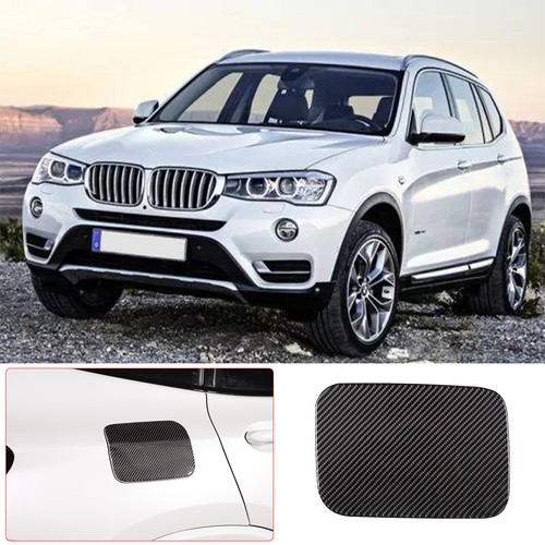 Pegatina exterior cubierta de tanque de gasolina de fibra de carbono suave para BMW X3 2018-2022 - Imagen 6 de 10