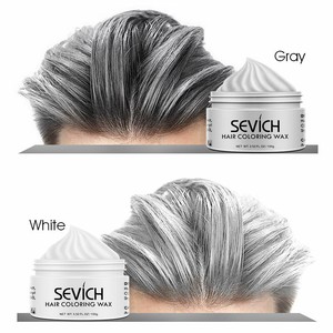 New Temporary Hair Color Wax Men Mud One Time Molding Paste Dye