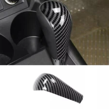 For Toyota RAV4 2006-2012 ABS Carbon Fibre Middle Console Gear Shift Knob Cover