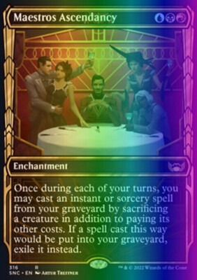 MTG Maestros Ascendancy (316) Streets of New Capenna  NM FOIL
