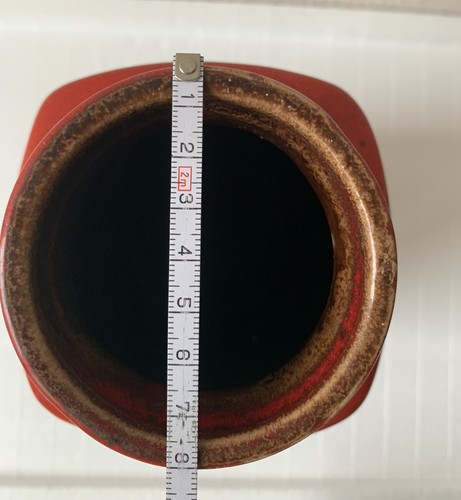 Scheurich Fat Lava Keramik Vase 216 -20 West Germany 70er Jahre. - Bild 5 von 8