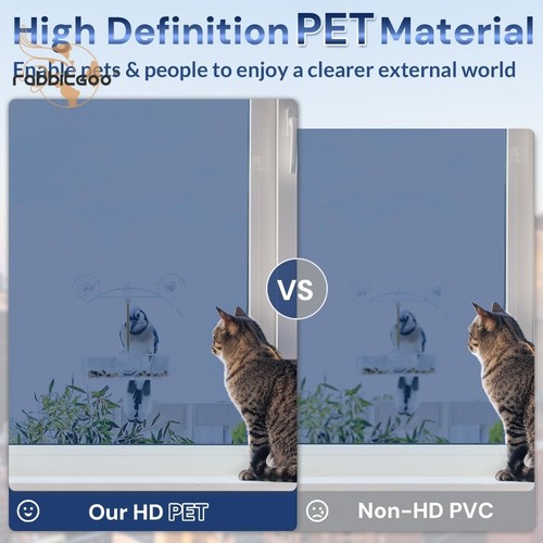 rabbitgoo Heat Reflective One Way Mirror Window Film Privacy Tint Blue Silver - Picture 7 of 9