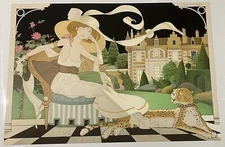 Philippe Henri Noyer “Lady Libellala”  X-Lrg - Lithograph - Great Image!