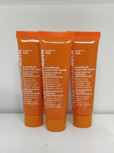 Peter Thomas Roth Masks Pumpkin Enzyme Face Mask 3x14ml Travel Size - Picture 3 of 6