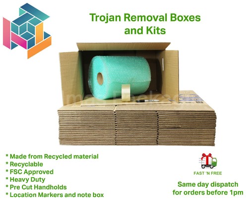 NEW 20 X LARGE DOUBLE WALL Cardboard House Moving Boxes - Removal Packing box - Picture 22 of 27