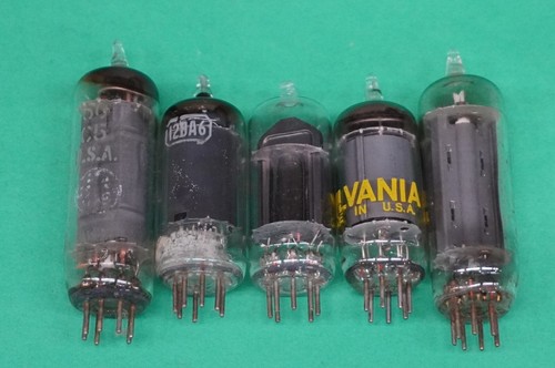 AA5 Classic Radio Tubes - 12AV6, 12BA6, 12BE6, 35W4, 50C5 -- set of [5]