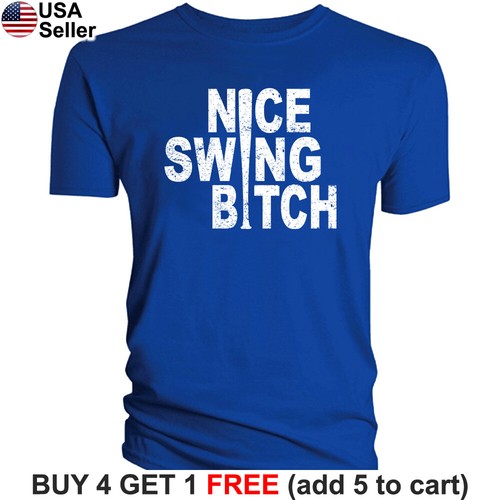 Bonita Camiseta Swing Bitch B*tch Los Ángeles Hombres Divertida Béisbol Los Ángeles Hombres - Imagen 7 de 19
