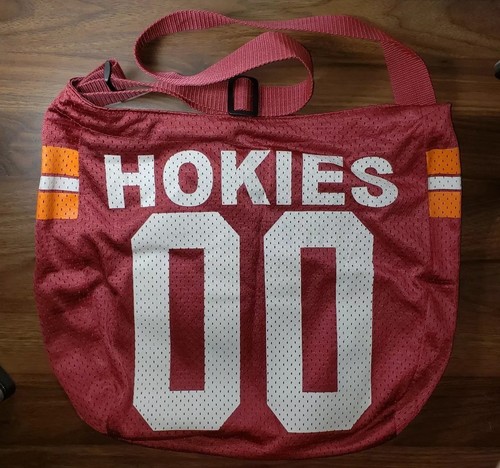 Virginia Tech Hokies Spirit Ready Football Jersey Bag Purse adjustable strap VT - 第 2/2 張圖片